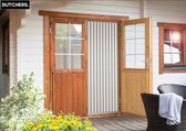 Bol.com Dutchers® Deurgordijn - Deurhor - PVC Strepen - Vliegengordijn - Insectengordijn - Beige - 90x200 Cm aanbieding