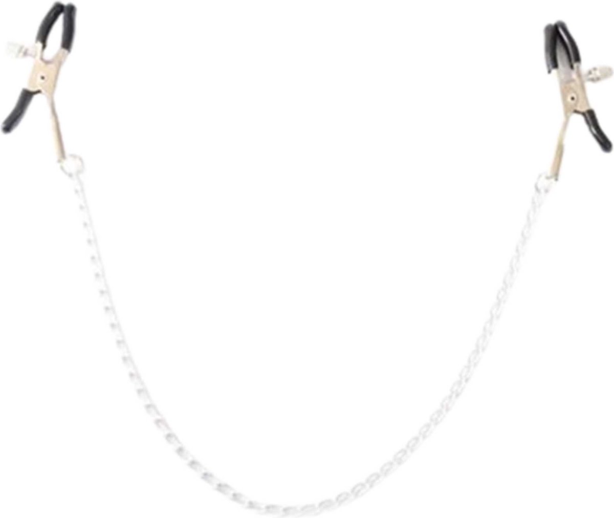 Goedkoopste Tepelklemmen ketting - 2 klemmen - BDSM - RVS - Goede kwaliteit - One size
