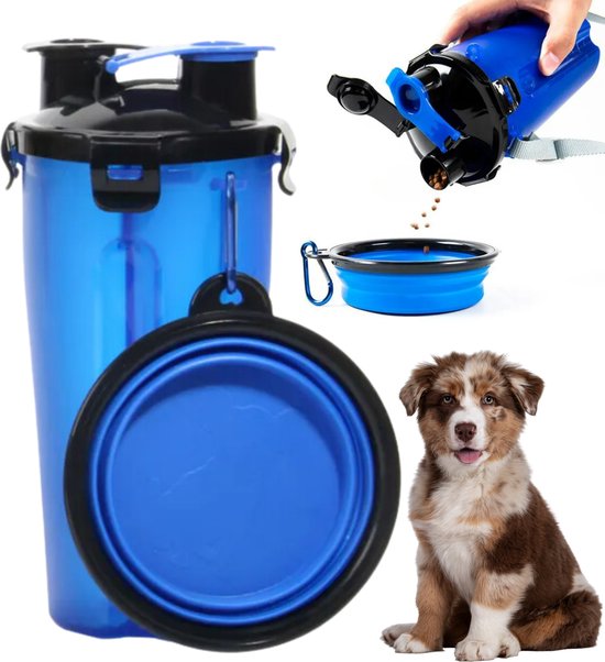 Opvouwbare Hondenbak Voor Onderweg [het Origineel] Voederbak Voor Hond Ideaal Voor Dagelijks Gebruik 1000 Ml 350 Ml Waterbak Drinkbak Voor De Hond Reisbak Voerbak Kom