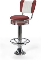 Bel Air Tabouret rétro BS-27CB Repose-pieds Ruby