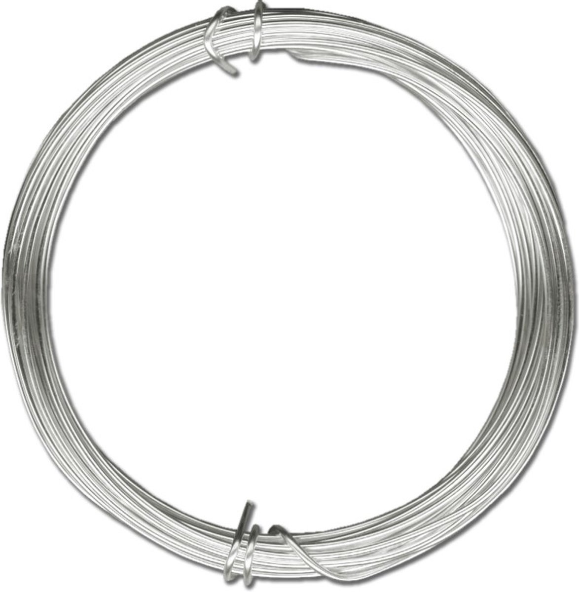 Meyco metaal draad silverdraad met koperen kern 1.0mm - 4m