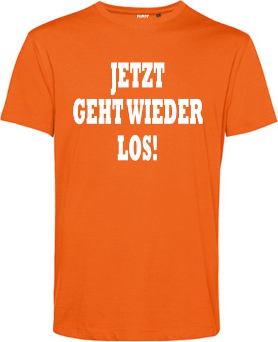 T-shirt Jetzt Geht Wieder Los! | EK 2024 Holland |Oranje Shirt| Koningsdag kleding | Oranje | maat M