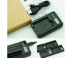LCD usb Oplader Sony BC-TRP NP-FP50 FH100 FV50 FV100