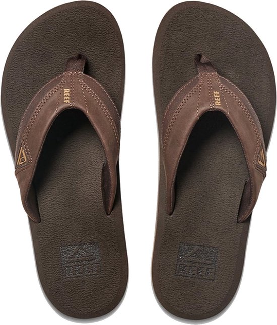 Reef Cushion Teenslippers Zomer slippers Heren Bruin Maat 44 bol