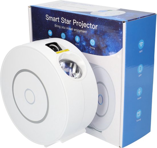 Sterren Projector - Smart Star Projector - Sterrenhemel Projector met 4 Kleurenopties! - Sterrenlamp voor Kinderen