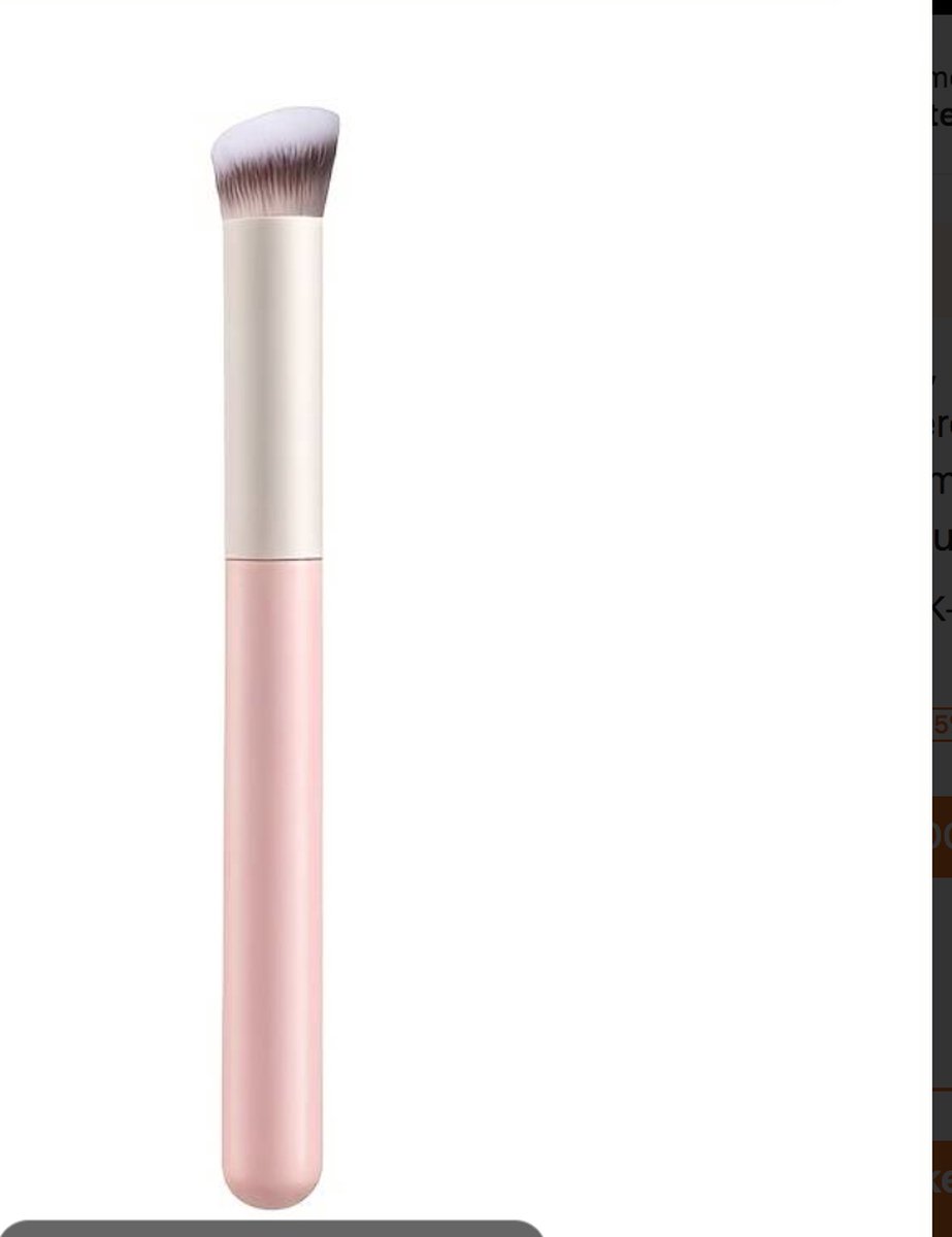 Bol.com Concealer kwast roze - Concealer stick - Concealer brush - Make up kwasten - Pencil - Roze aanbieding