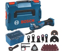 Bosch Professional GOP 18V-34 Accu multitool + accessoires 18V Basic Body in L-Boxx - 06018G2002