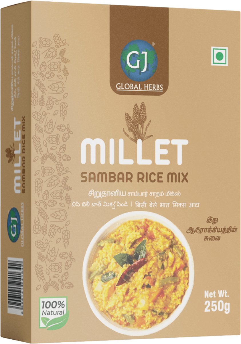 GJ - Gierst Sambar Rijst Mix - 3x 250 g
