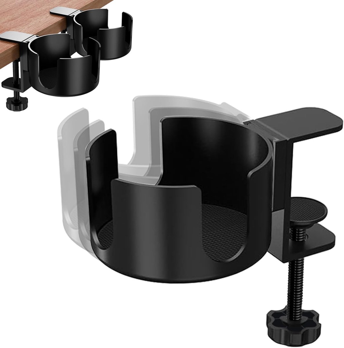 Bekerhouder tafel, bekerhouder bureau, anti-mors bekerhouder, flessenhouder, bekerhouder bekerhouder voor kantoor, keuken, kantoor eettafels tafelblad