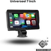 CarPlay - DashCam - Universeel - CarPlay Scherm - Apple CarPlay - Android Auto - 7 Inch - Navigatiesysteem - Zwart - DashConnect