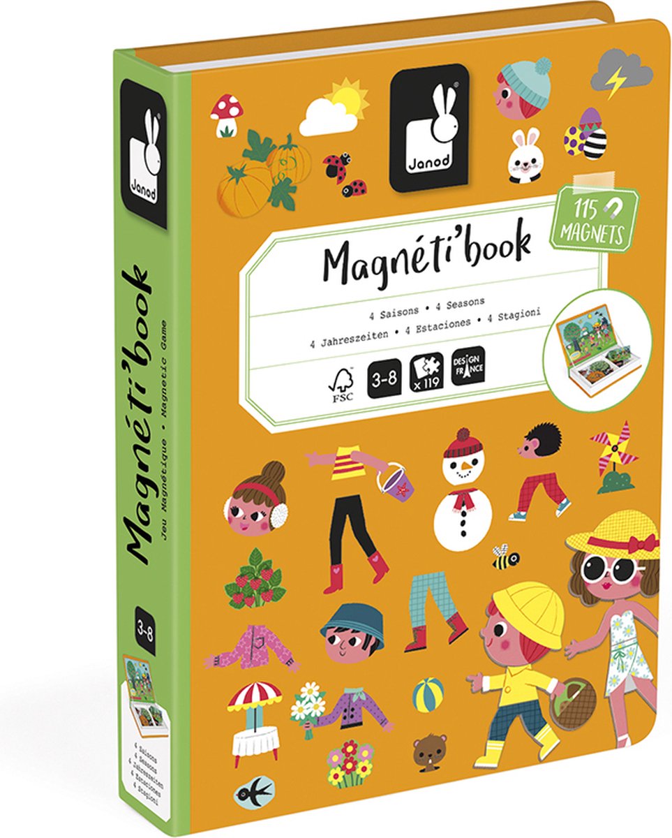 Janod - Magnetibook - 4 Seizoenen — afbeelding 8
