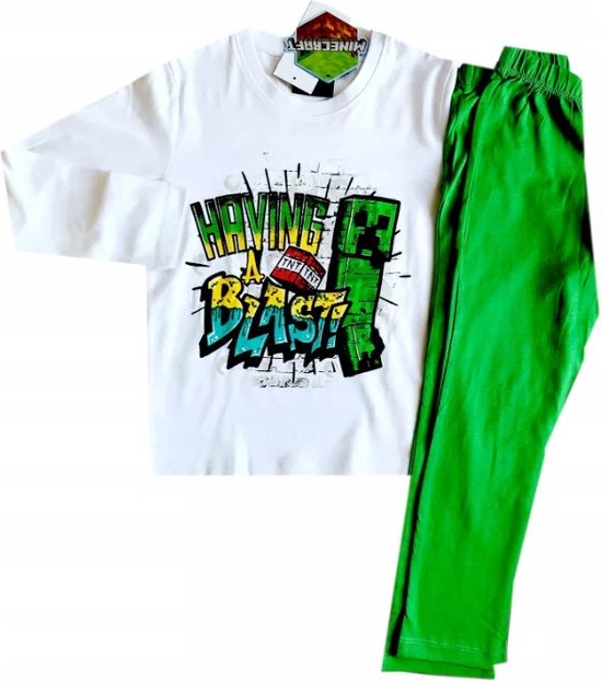 Pyjama Minecraft - Taille 116 - 6 ans