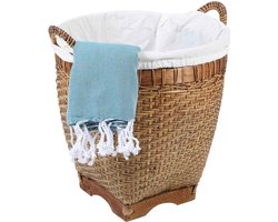 Rotan wasmand Lea met handvat