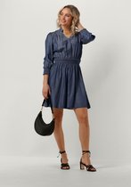 Minus Kelsy Short Dress Jurken Dames - Kleedje - Rok - Jurk - Blauw - Maat L