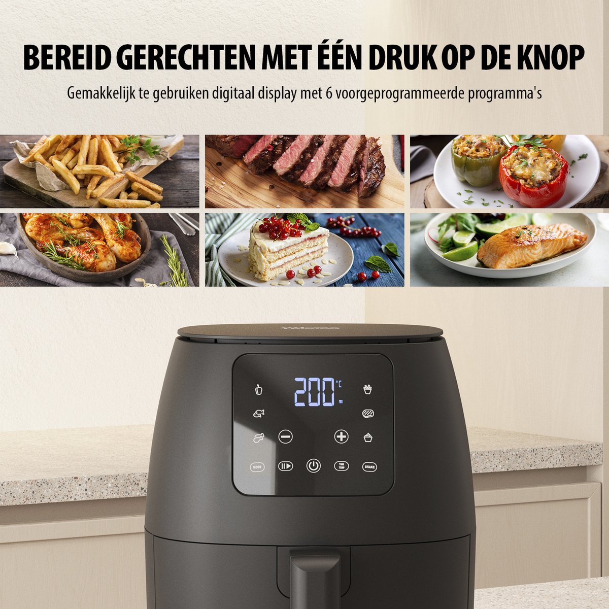 Tristar FR-9015-Airfryer M - 2L - 6 Bakprogramma's - BPA-vrij — afbeelding 6