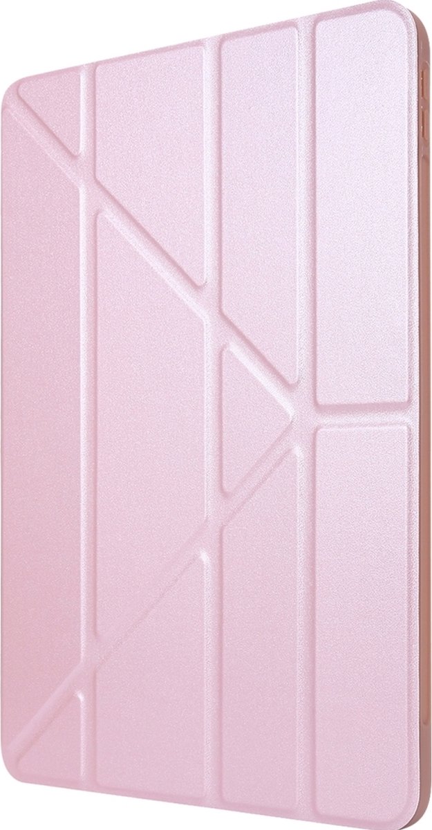 Mobigear Tablethoes geschikt voor Apple iPad Pro 11 Inch (2024) Hoes | Mobigear Origami Bookcase - Roségoud