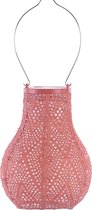 Lumiz Solar Tuinverlichting - Tuinverlichting op zonne energie - Tuinverlichting - Buitenlampjes - Tuinverlichting op zonneenergie - Buitenverlichting - Buitenlamp - Decoratie - Ikat Bulb - 16 cm - Oranje