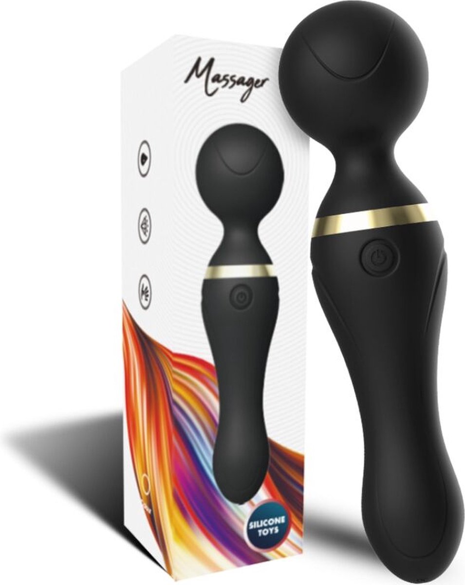 Goedkoopste ARMONY - FREEZA MASSAGER & VIBRATOR SUPER FLEXIBLE HEAD BLACK | VIBRATOR | VIBRATOR VOOR VROUW | MASSAGER | VIBRATOR MASSAGER