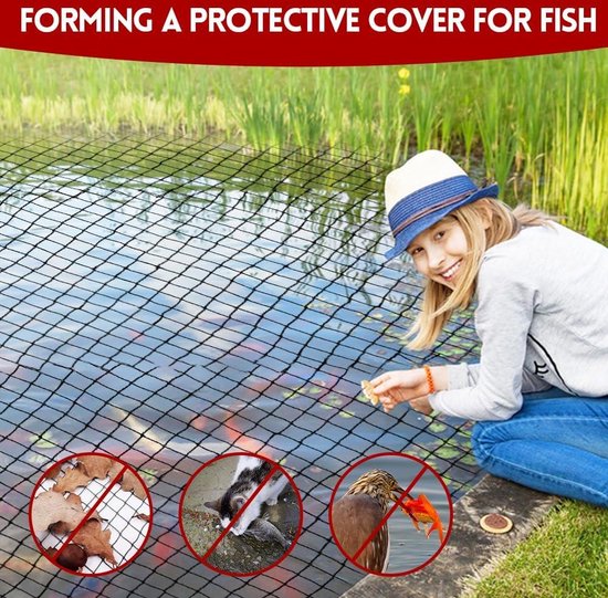 Aquagart® vijvernet 7 m x 10 m vogelbescherming 20 x 20 mm Aquagart® vijvernet 7 m x 10 m vogelbescherming 20 x 20 mm