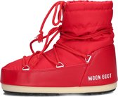 MOON BOOT Light Low Nylon Snowboots - Sneeuwlaarzen - Dames - Rood - Maat 37/38