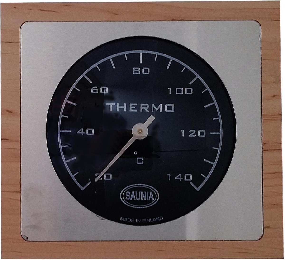 Saunia - Sauna thermometer - donker Elzenhout - saunia
