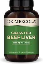 Dr. Mercola - Grass Fed Beef Liver - 180 capsules