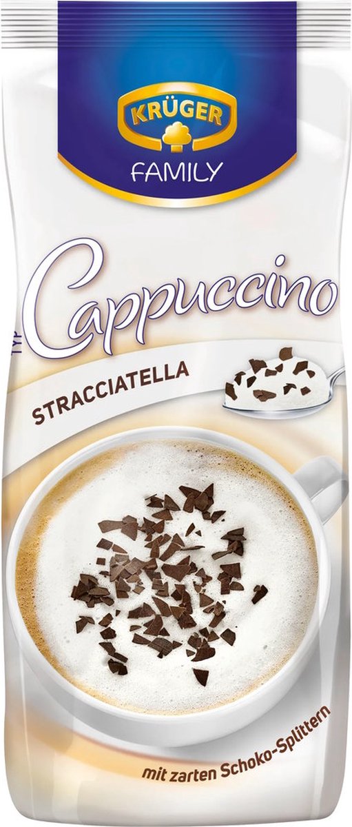 Goedkoopste Kruger family cappuccino stracciatella zak - 12 x 500G