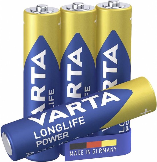 Varta High Energy AAA Batterijen - 4 Stuks