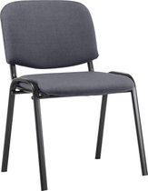 Hjh OFFICE - Chaise De Conférence XT 600 XL - Assise Extra Large - Bleu - 150 Kg