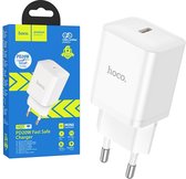 Hoco - Snellader met USB-C aansluiting, geschikt voor iPhone 15, , iPad, Samsung Galaxy en anderen