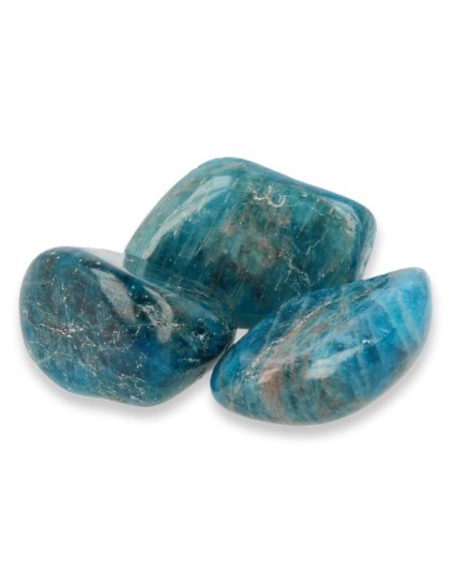 Ruben Robijn Apatiet 50 gr. trommelstenen (mt3) Blauw
