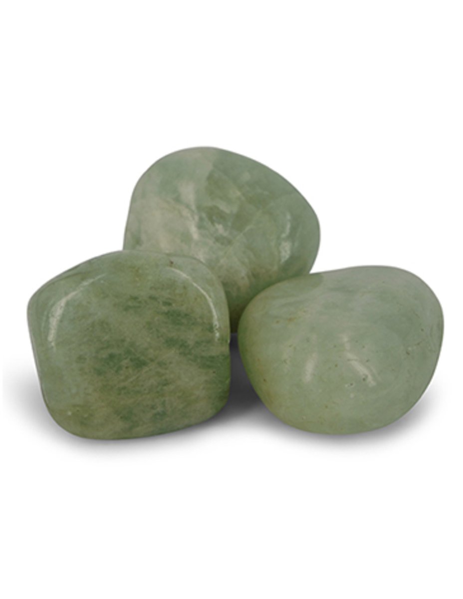 Ruben Robijn Aquamarijn AB trommelstenen 500 gr. (mt3) Blauw / groen