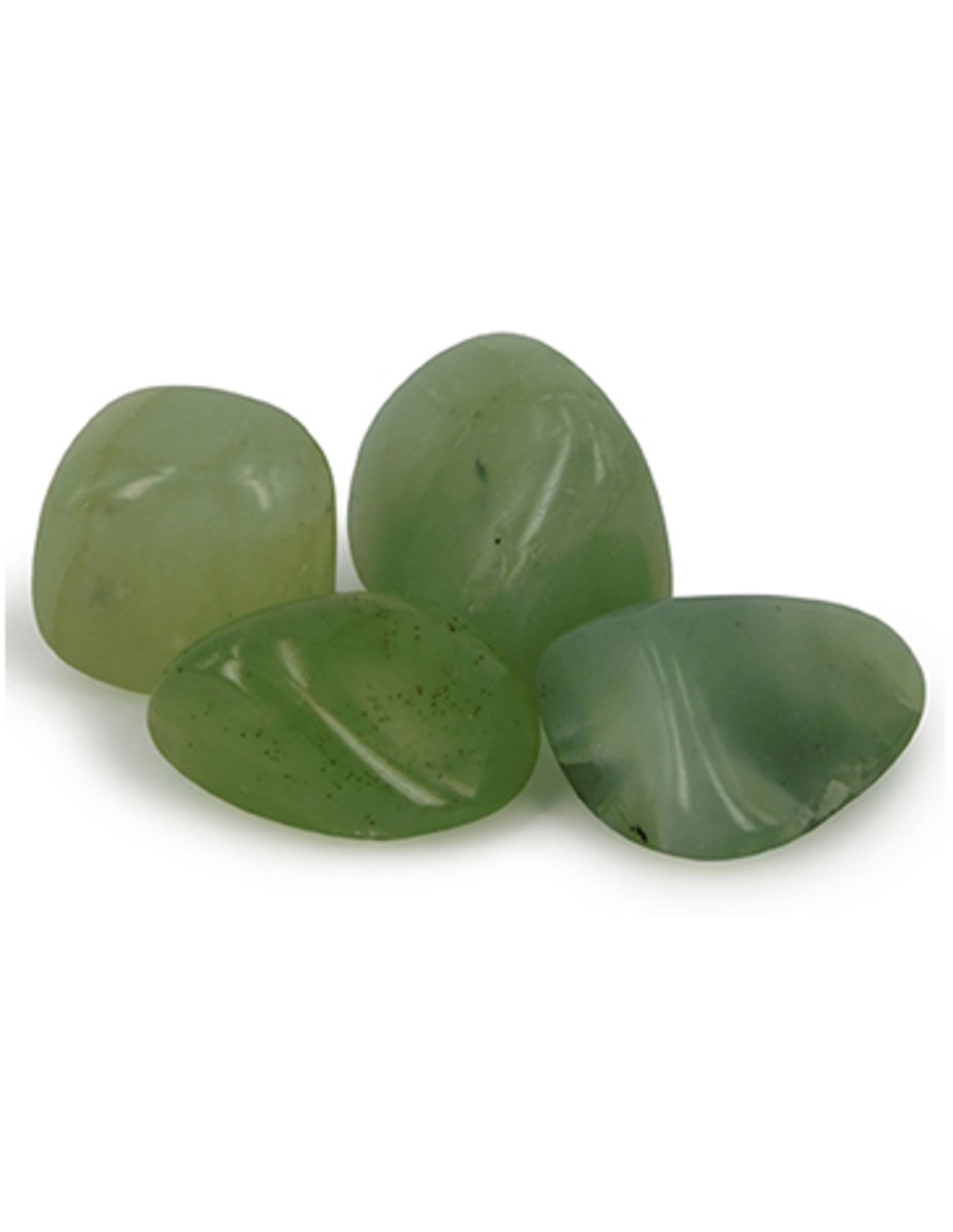 Ruben Robijn Trommelstenen 50 gr. Jade Serpentijn (20-40 mm) 3-4 stuks Groen