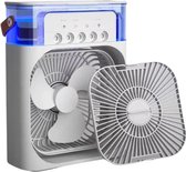 Gismoo Mini ventilator - Mini Airco - 3 in 1 ventilator - Aroma Diffuser - 3 Snelheden - Wit