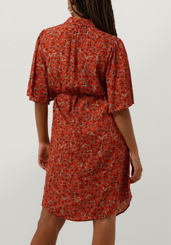 Another Label Nasma Dress S/s Jurken Dames - Kleedje - Rok - Jurk - Rood