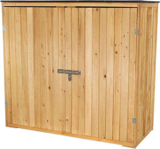 Tuinkast Hout - Tuinkist - Tuinkasten voor Buiten - Tuinberging - 140x60x130cm