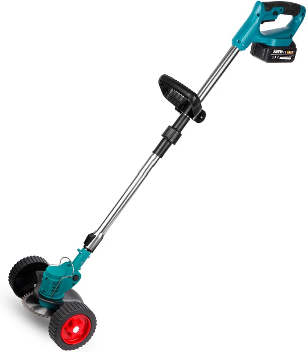 Bol.com Kibus Grastrimmer met Accu - Incl. 2 18-21V Batterijen - 1500W - Handgrasmaaier - Elektrisch - Grasschaar - Grastrimmers aanbieding