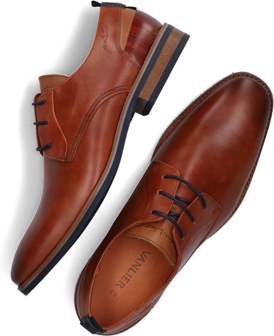 Van Lier Amalfi Chaussures a lacets Cuir cognac Homme Taille 40 bol