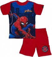 Spiderman pyjama - maat 110 - Spider-Man shortama - rood