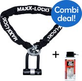 Combi Deal! - Maxxsloten Bundel - ART 4 120cm Kettingslot + Slotspray Simson 100ml
