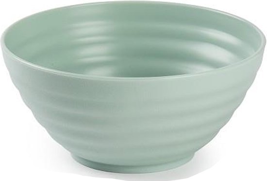 Plasticforte Camping Servies set - kunststof - mintgroen - 8x borden/8x drinkbekers/8x kommetjes - onbreekbaar van PlasticForte — afbeelding 3