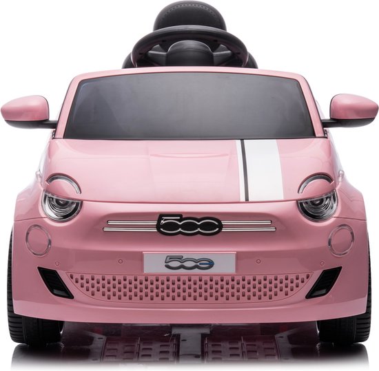 Eco Toys Rose Electrique Fiat 500 Voiture Enfant 705