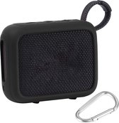 Beschermhoes geschikt voor JBL Go 4 Bluetooth Speaker - Meerdere Kleuren - Schokbestendig - Krasbestendig - Siliconen - Hoesje - Case - Bescherming - Zwart