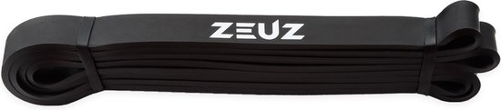 ZEUZ 1 Stuk Weerstandsband Elastiek voor Fitness & CrossFit – Resistance Stretch Power Bands voor Pull Ups, Krachttraining & Stretching - Zwart