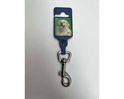 Ipts Karabijnhaak 7.5 cm - musketon voor hond - rechthoekig wervel