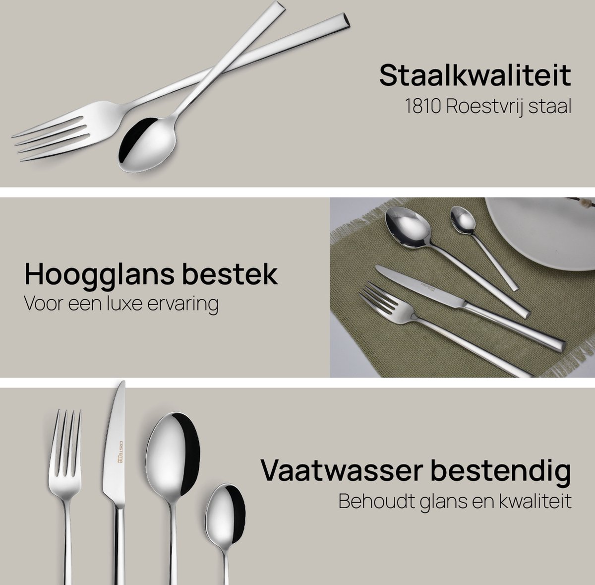 Cristema Bestekset Colombo 24-delig 6-persoons