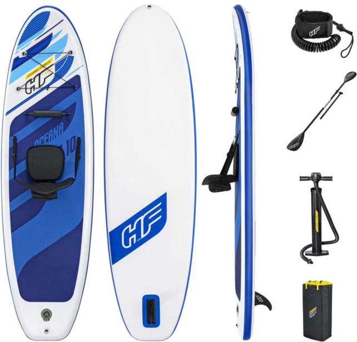 Bestway Sup Board - Hydro Force - Oceana Convertible Set - 305 x 84 x 12 cm - Met Accessoires
