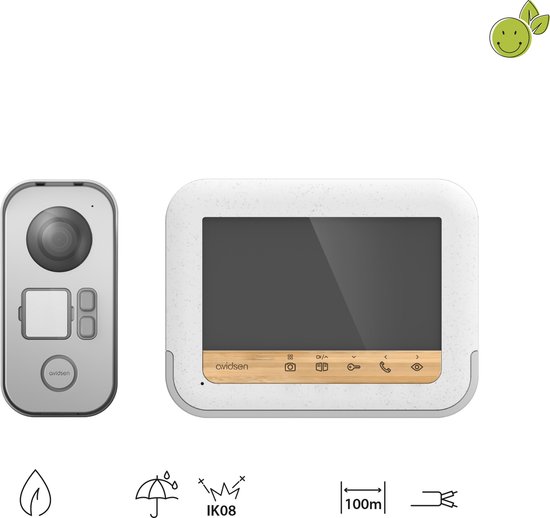 Avidsen BambooView RFID intercom met camera - bedraad van Avidsen — afbeelding 4