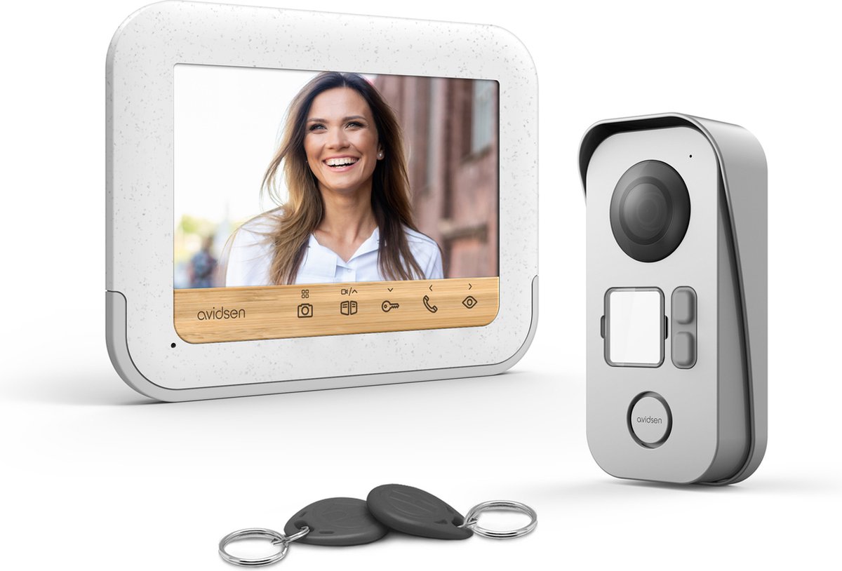 Avidsen BambooView RFID intercom met camera - bedraad
