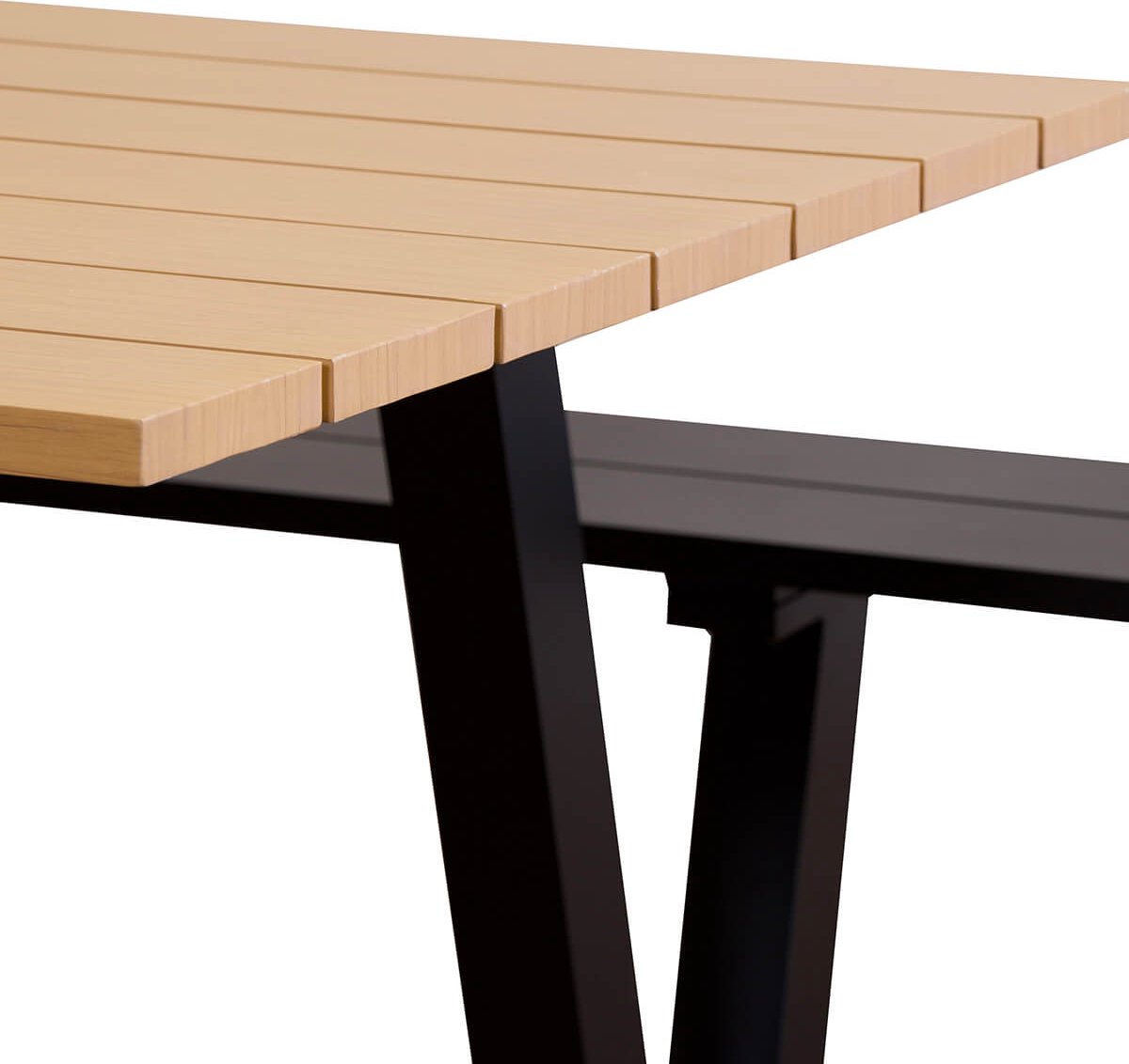 Sens-Line Lorenzo Picknicktafel 180cm - Bruin - Aluminium